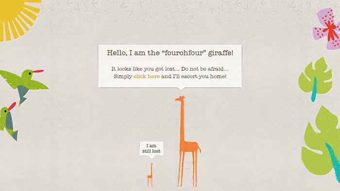 Giraffe 404