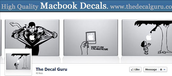 The Decal Guru Facebook Fan Page