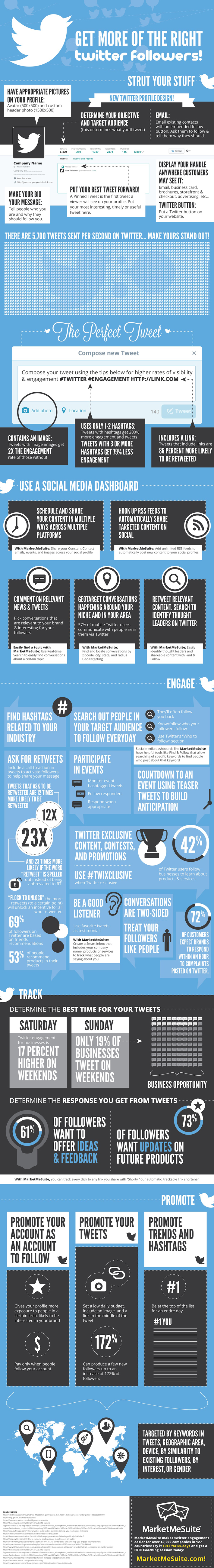 Get More Twitter Followers Infographic