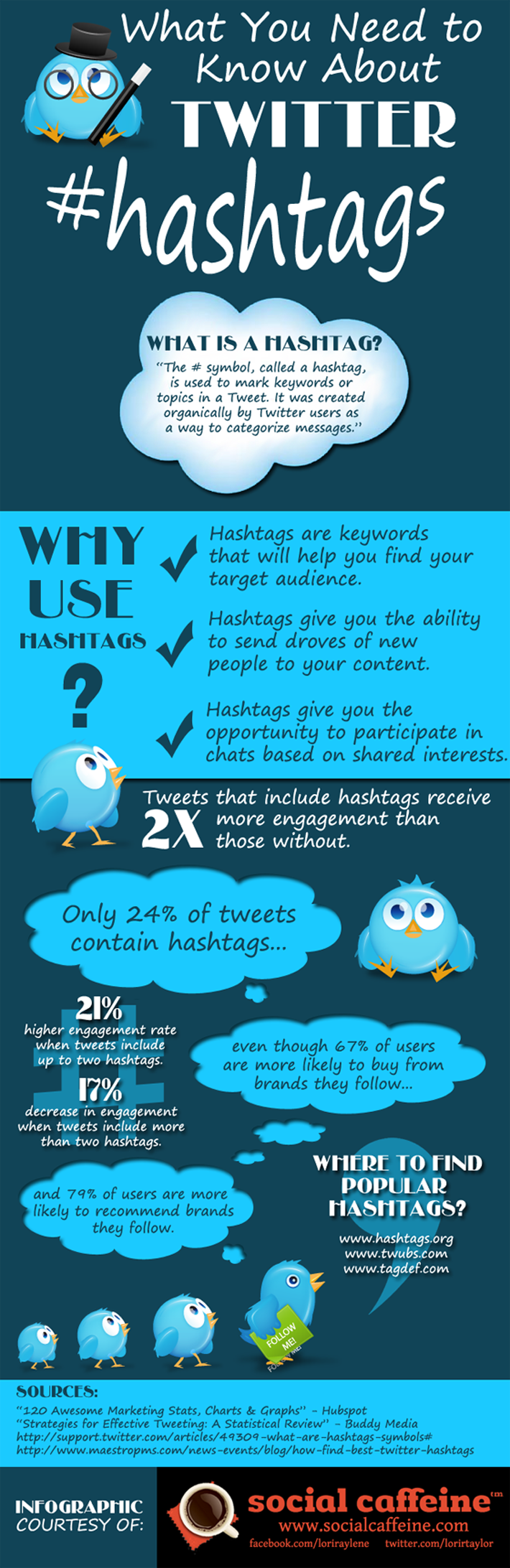 What you need to know about Twitter Hashtags Infographic