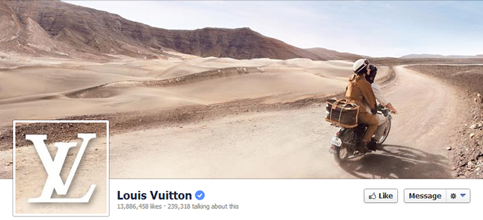 Louis Vuitton Facebook Page