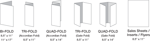 common brochure types